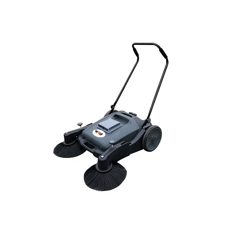 Barredora Wolf S1 hombre caminando sin motor