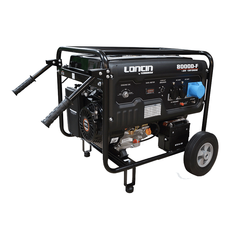 Generador LONCIN LC8000DF 7,0 kW Partida Eléctrica C/Batería