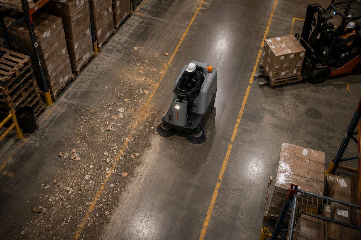 Barredora industrial el error que eleva tus costos equipos wolf