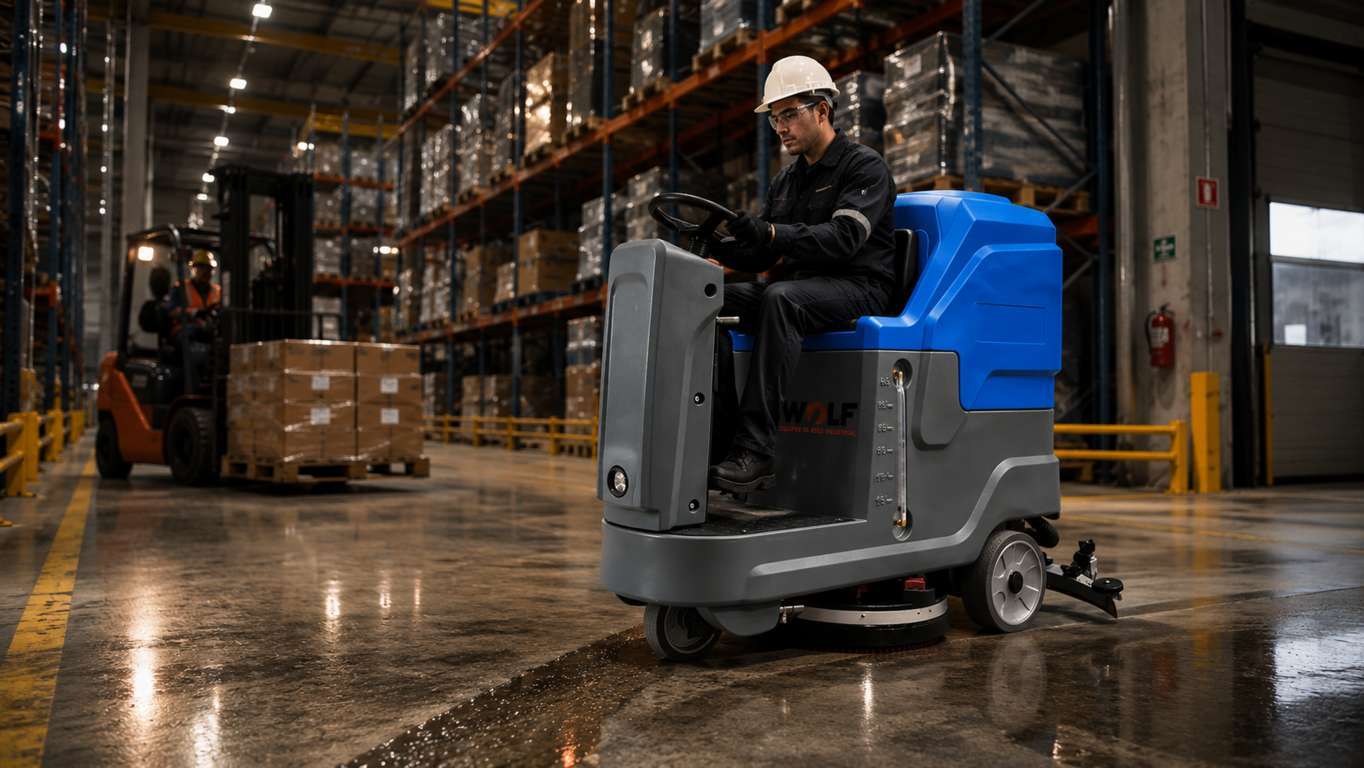 Cuándo una maquina fregadora industrial sí compensa equipos wolf