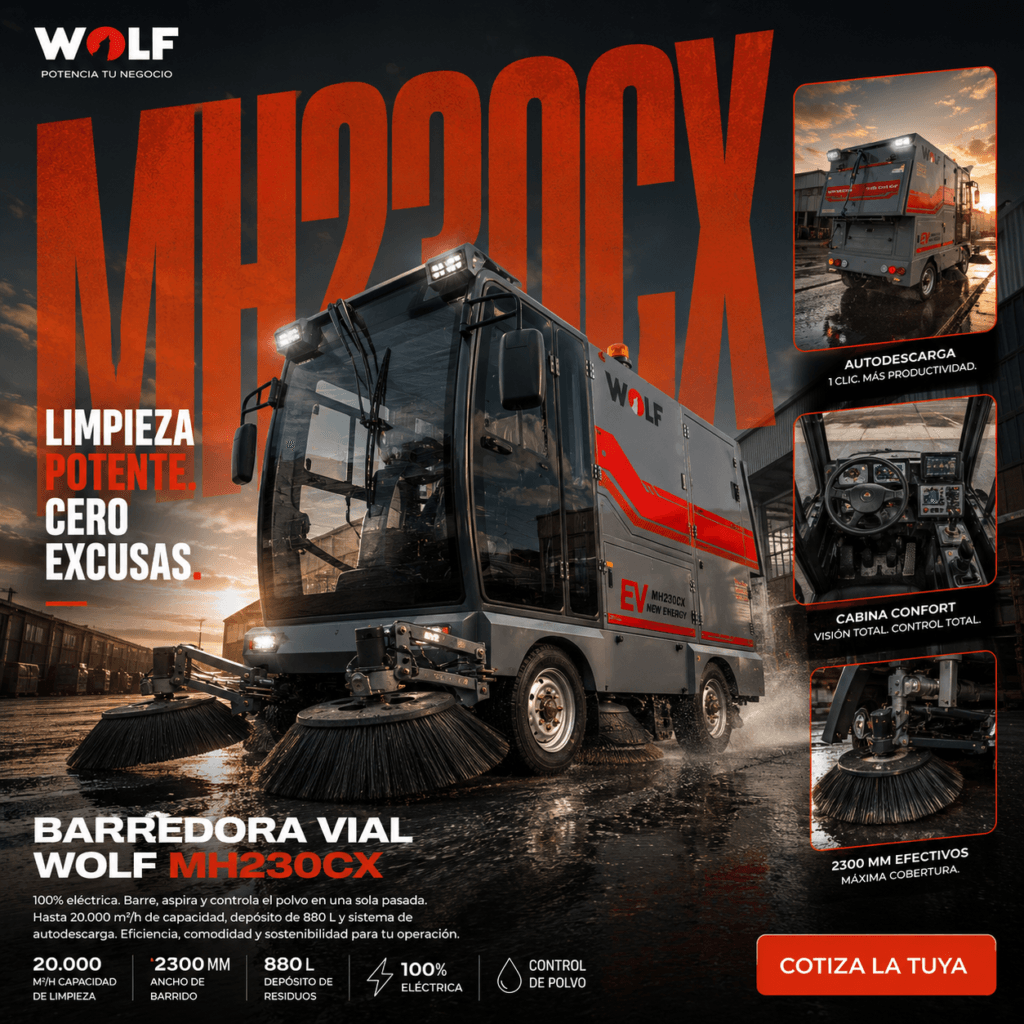 barredora para grandes superficies industriales