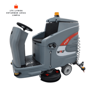 Vacuolavadora Wolf PC87 hombre a bordo