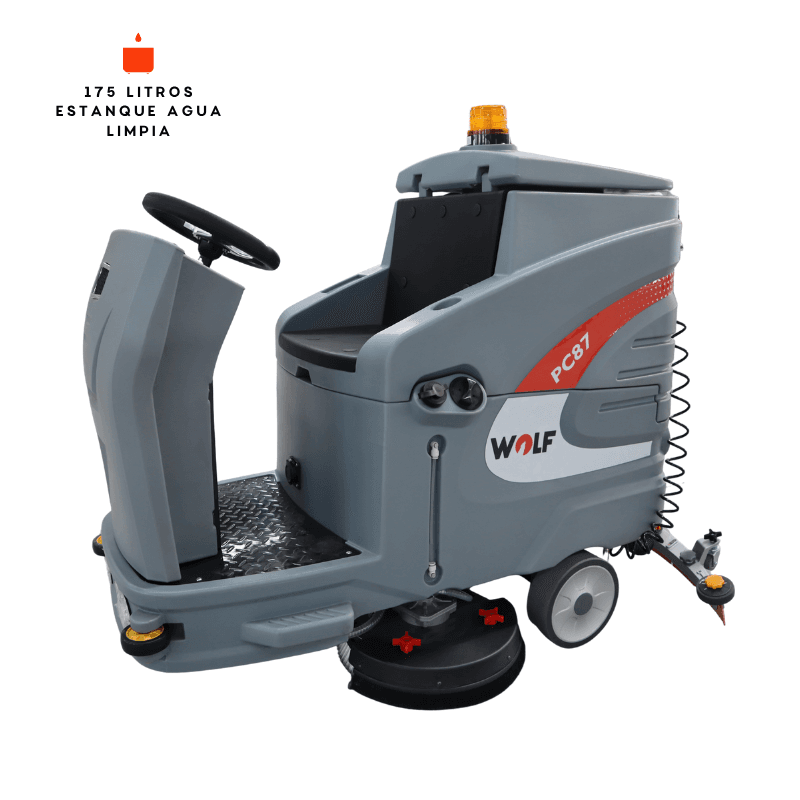 Vacuolavadora Wolf PC87 hombre a bordo